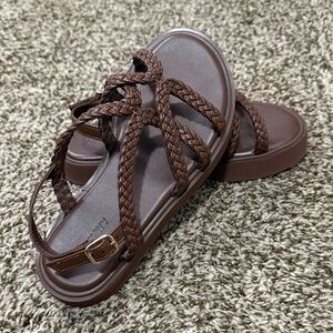 Old Navy Brown Braided Sandals